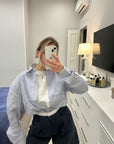 Camicia over size sartoriale