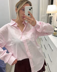 Camicia over size sartoriale