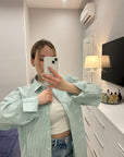 Camicia cropped sartoriale
