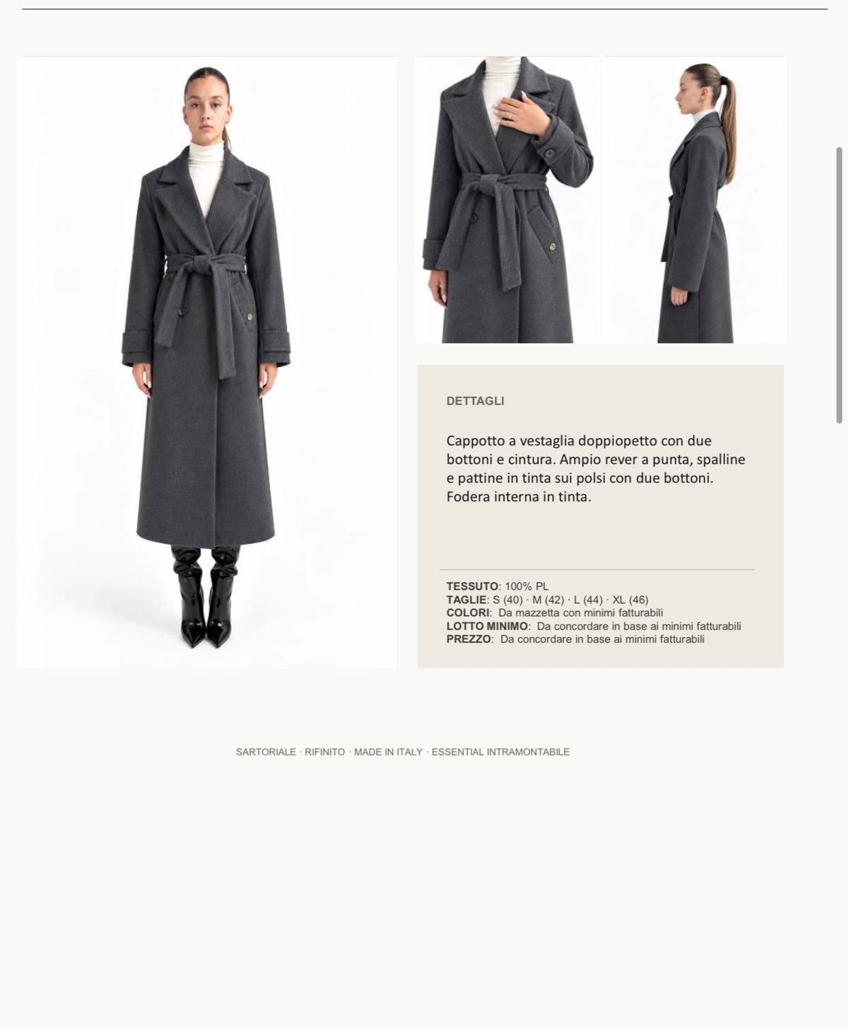 Cappotto Olga Damiani